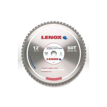 Lenox CIRCULAR SAW BLADES 12in. X 60 STEEL 21888